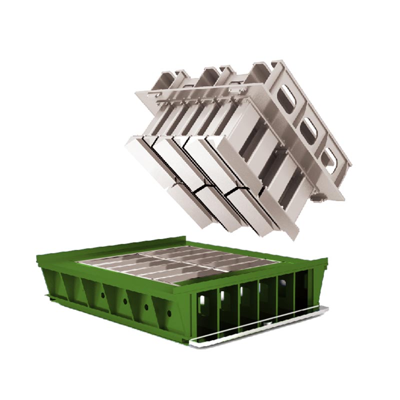 Bortelio betono plytų forma