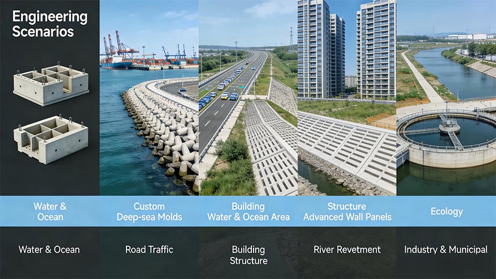 Customized Concrete Brick Mold