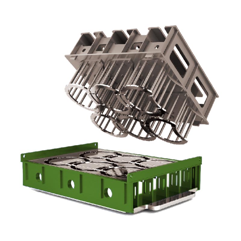 Kraštovaizdžio betono plytų forma